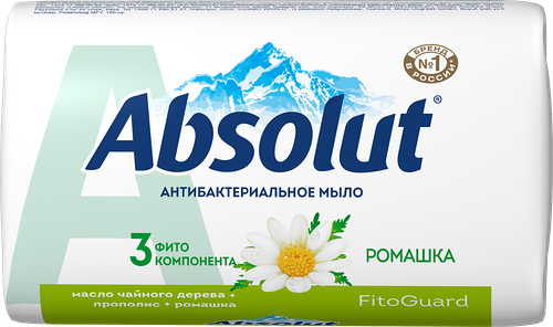 Мыло твердое Absolut Nature FitoGuard антибактериальное ромашка 90 г