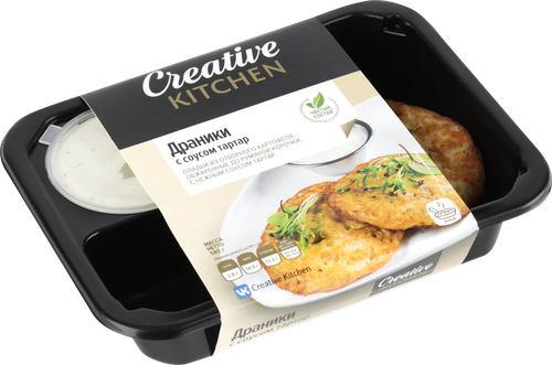 

Драники Creative Kitchen картофельные с соусом Тартар 140 г