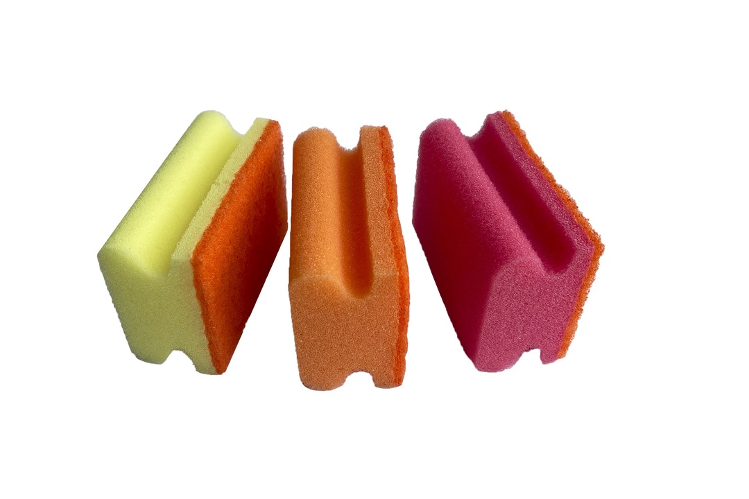 

Губка для посуды профилированная York, 3 шт