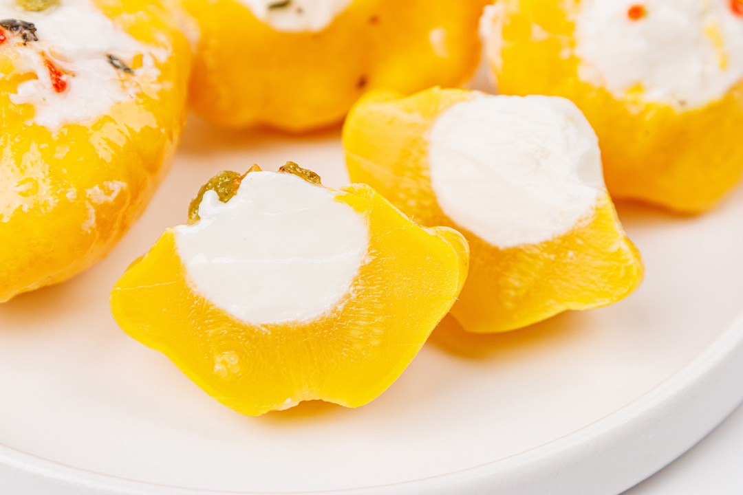 

Антипасти ВкусВилл патиссоны с мягким сыром 150 г