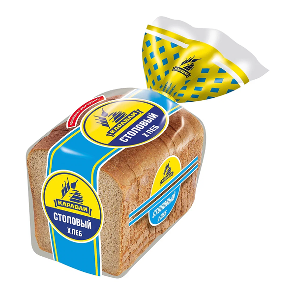 Хлеб Каравай Столовый половинка 375 г