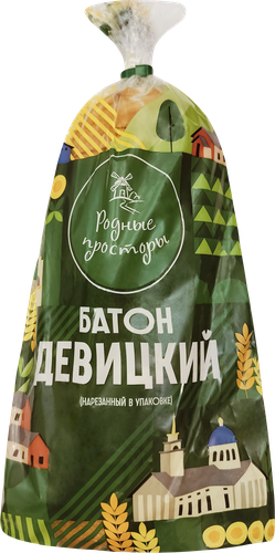 

Батон Родные Просторы Девицкий нарезка 300 г