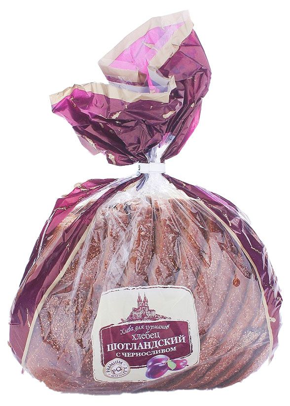 

Хлеб ржано-пшеничный Красноармейский Хлеб Шотландский с черносливом в нарезке 400 г