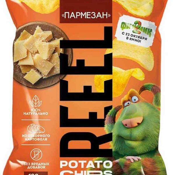 Чипсы картофельные Reeel Пармезан 100 г