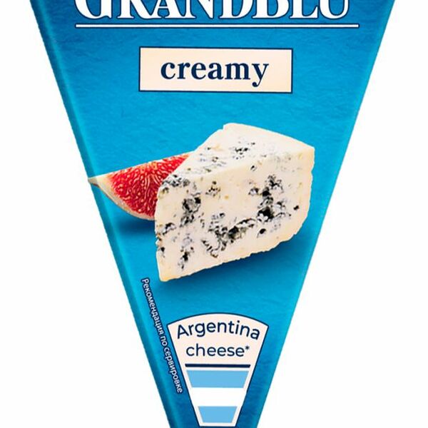 Сыр GrandBlu Creamy Сливочный с голубой плесенью 56% 100 г