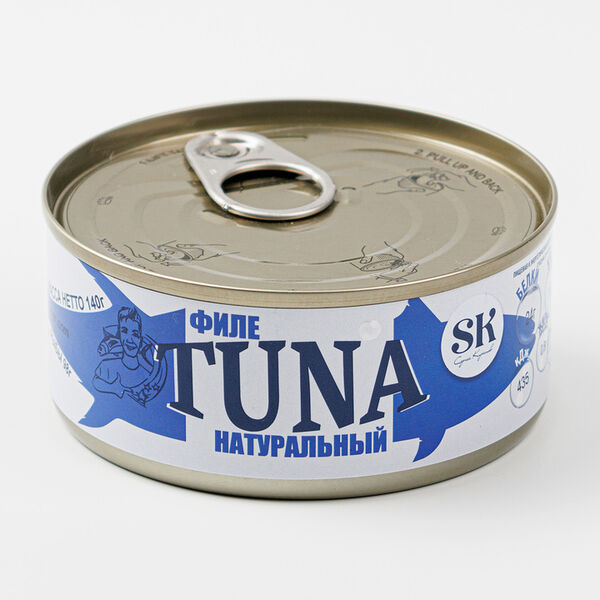 Тунец филе натуральный SK ключ 140 г