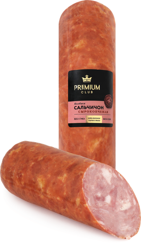 

Колбаса сырокопченая Premium Club Сальчичон вес