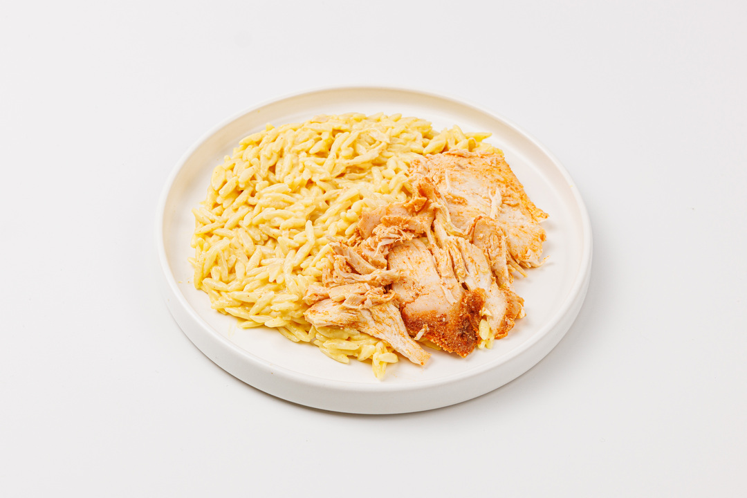 

Паста Ризони ВкусВилл с сырным соусом и курицей 245 г