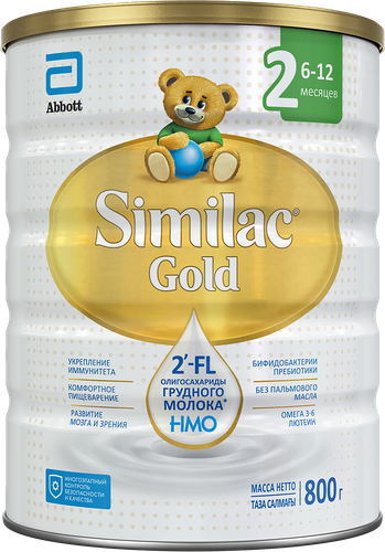 

Детская молочная смесь Similac Gold 2 с 6 до 12 месяцев 800 г