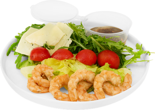 

Салат с креветками 160 г