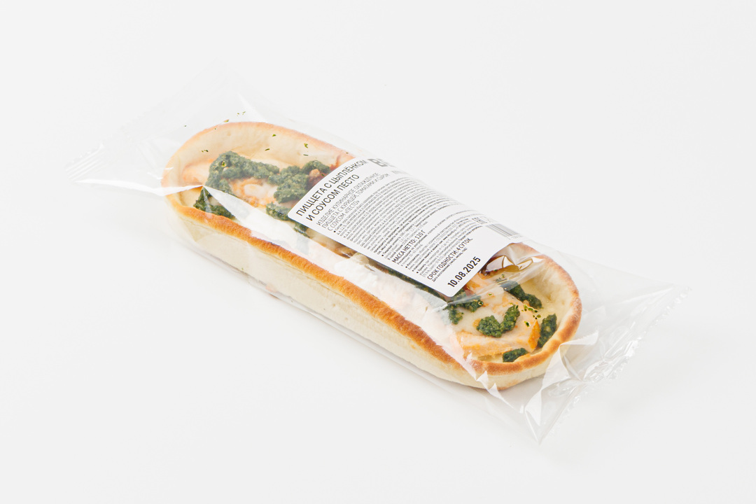 

Пиццета ВкусВилл с цыпленком и соусом песто 120 г