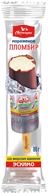 

Мороженое Свитлогорье пломбир ванильный с шоколадной глазурью эскимо 80 г дизайн упаковки в ассортименте