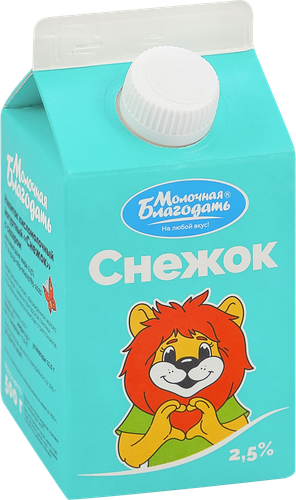 

Снежок Молочная благодать 2.5% 500 г