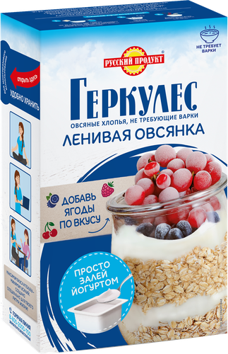 

Геркулес Русский продукт Ленивая овсянка 350 г