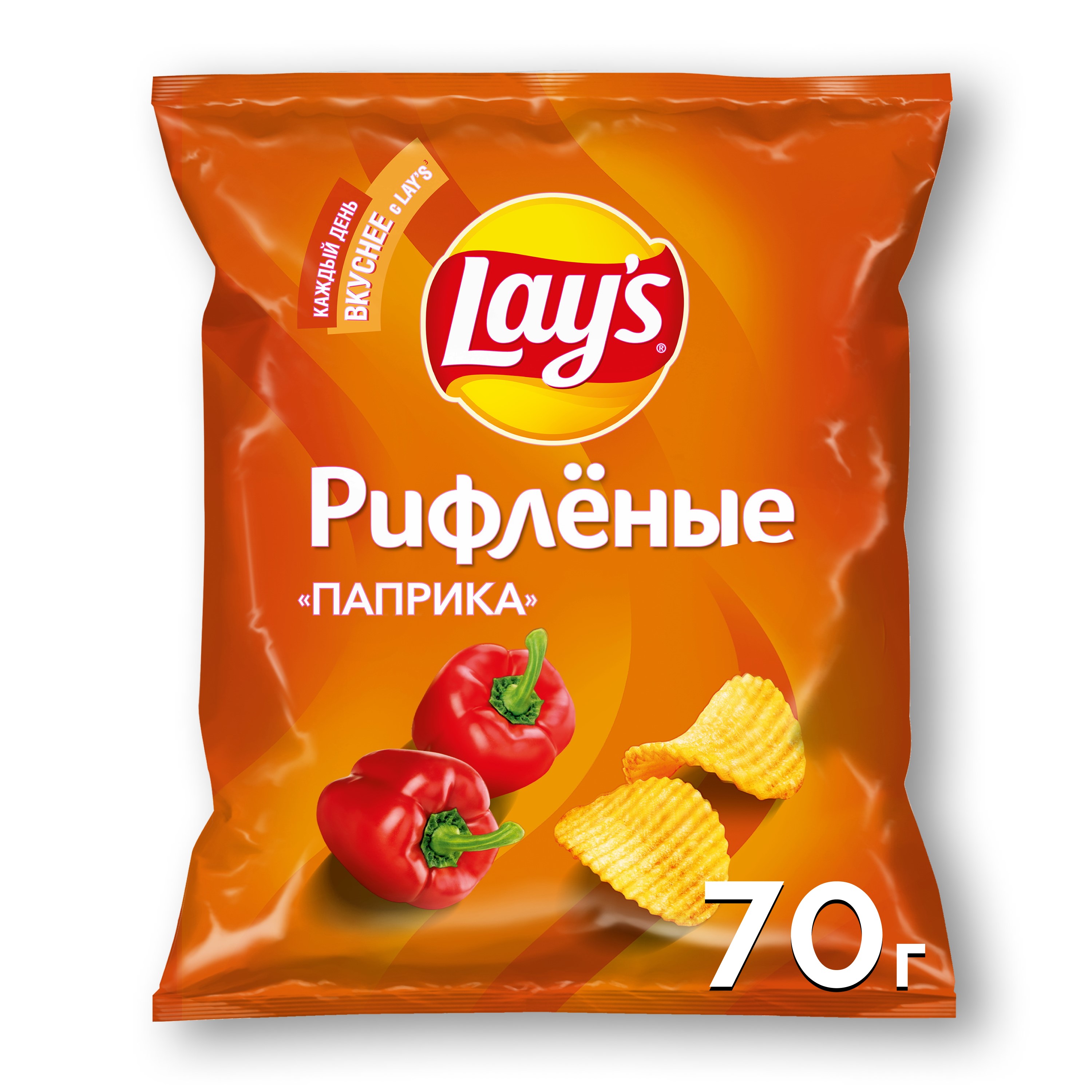 

Картофельные чипсы Lay's Рифленые со вкусом Паприки 70 г