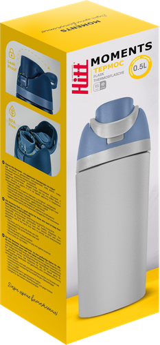 

Термос Hitt Moments, нержавеющая сталь, 500 мл, в ассортименте 1 шт