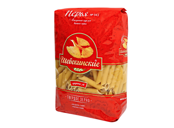 Макароны Шебекинские перья №343 450 г