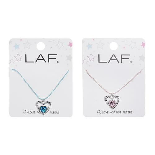 Бисерное ожерелье с подвеской Laf Сердце, 1 шт, цвет в ассортименте