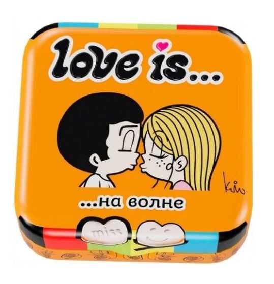 

Освежающие конфеты Love is в форме сердца со вкусом морской соли и маракуйи 20 г дизайн упаковки в ассортименте