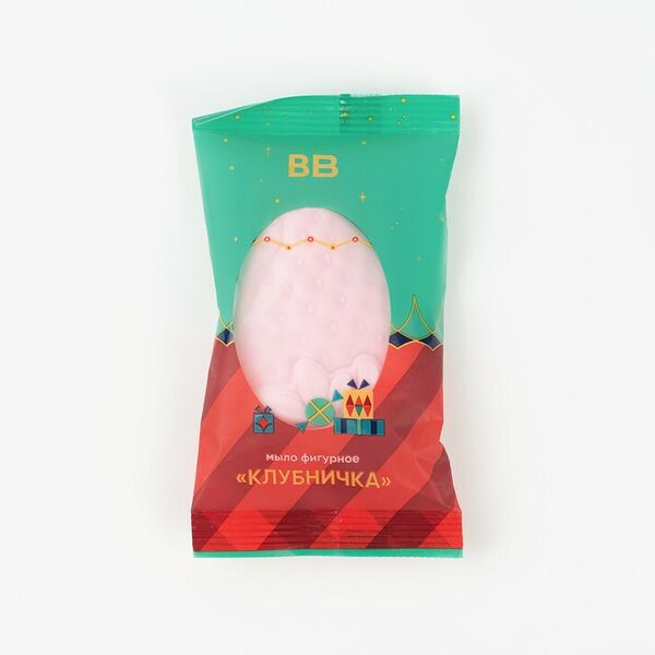 Мыло фигурное ВкусВилл Клубничка, 60 г, 1 шт