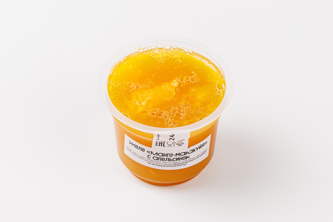 

Желе "Манго-маракуйя" с апельсином