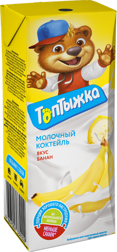 

Коктейль молочный Топтыжка банан 3.2% 200 г