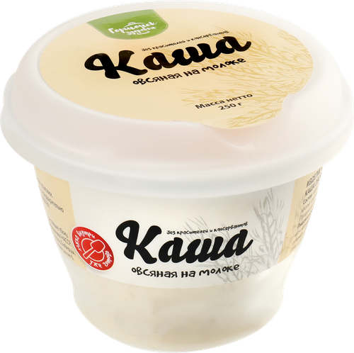 

Каша молочная Горшочек Здоровья овсяная без змж 250 г