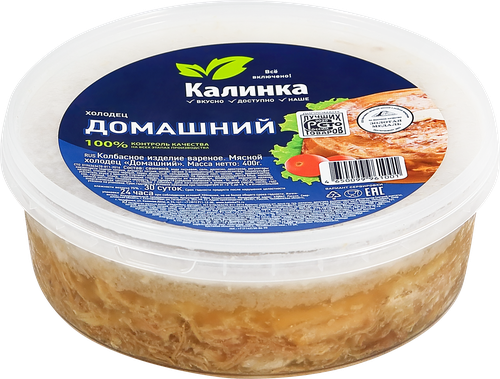 

Холодец Калинка Домашний 400 г