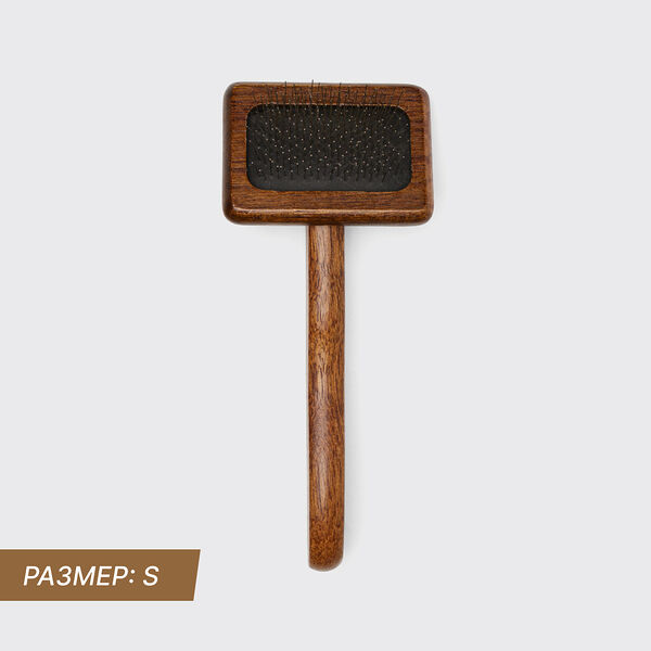 Пуходерка Rurri S темное дерево 6.8х15.5 см