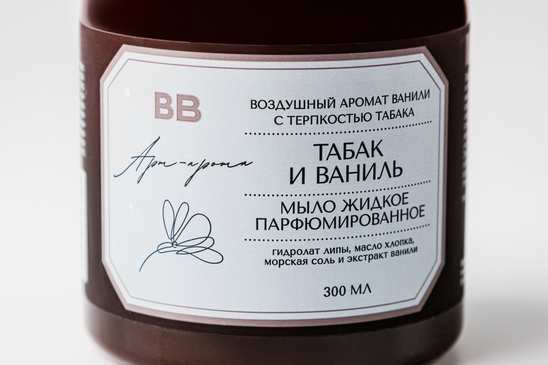 

Мыло жидкое парфюмированное Табак и ваниль, 300 мл