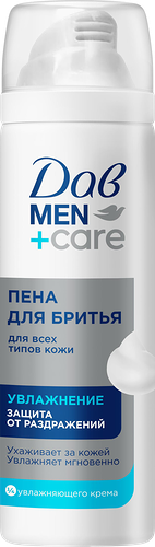 Пена для бритья Дав Men Care увлажнение 200 мл