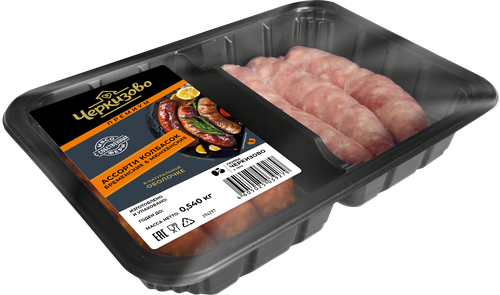 

Ассорти колбасок Черкизово Бременские и Мюнхенские 540 г