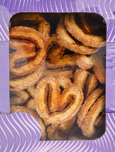 

Изделия хлебобулочные слоеные Delisse Ушки с корицей, 400 г