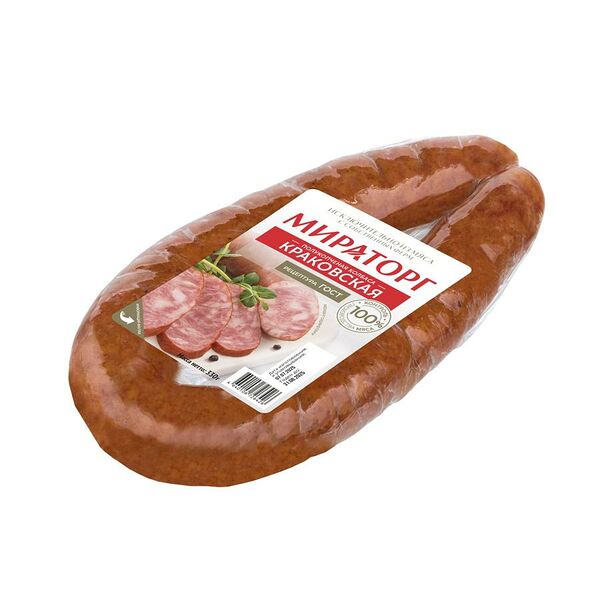 Колбаса Мираторг Краковская полукопченая 330 г