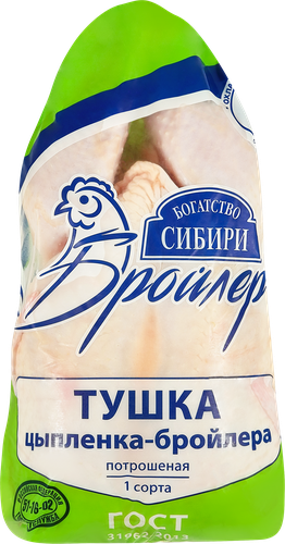 

Тушка цыпленка-бройлера Богатство Сибири охлажденная вес