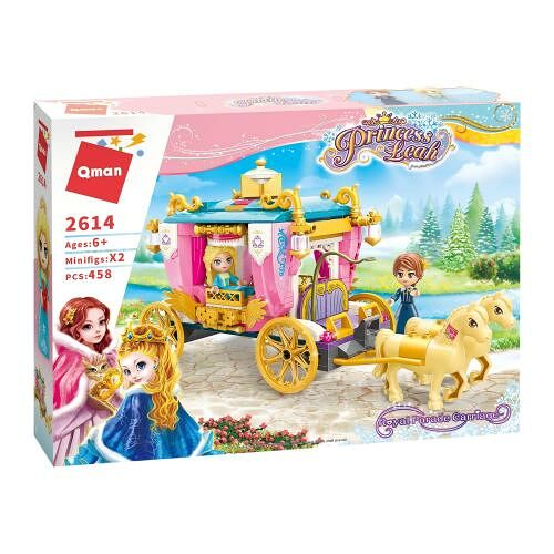 Конструктор Qman 2614 Карета Принцессы (458 деталей)