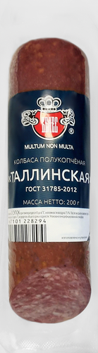 

Колбаса Велес Таллинская полукопченая 200 г