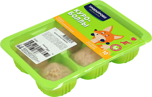 

Тефтели из курицы Троекурово Куроболлы 450 г