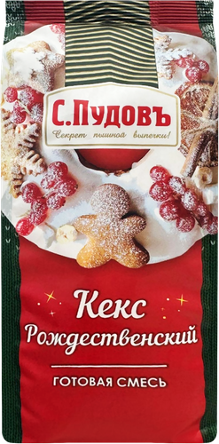 

Смесь для выпечки С.Пудовъ Кекс Рождественский 300 г