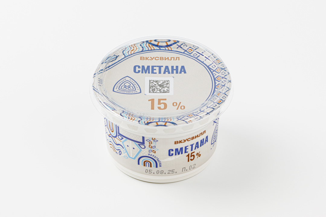

Сметана 15% Вологодская