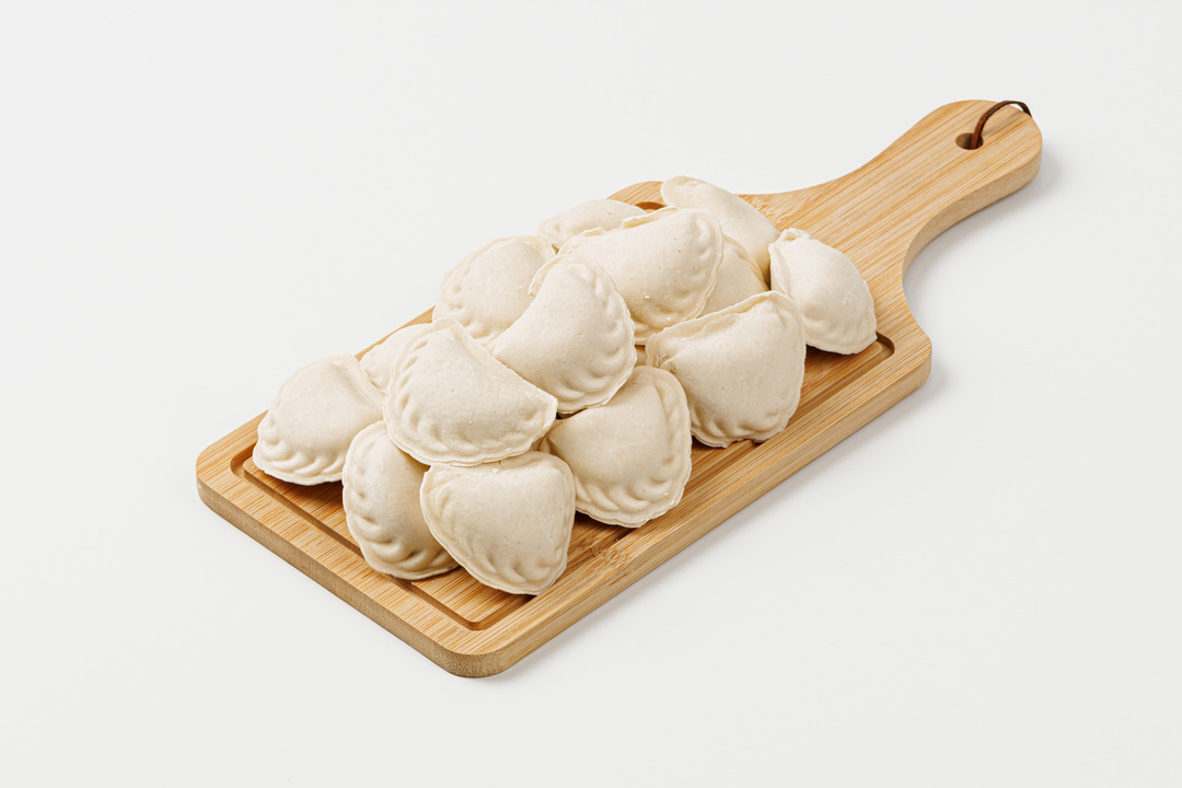 

Вареники ВкусВилл картофель-мясо с мукой из твёрдых сортов пшеницы заморозка 500 г