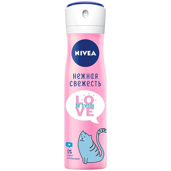 Дезодорант-антиперспирант спрей Nivea Love Be Trendy Нежная свежесть 150 мл