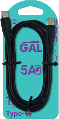 

Кабель Gal CU-5461 Type C – Type C 5А 1.2 м