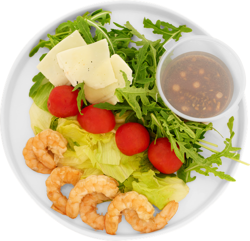 

Салат с креветками 160 г