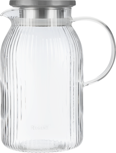 

Кувшин Regent inox Franco стекло с фильтр-пробкой 1.6 л 6х12х24 см