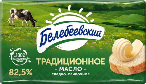 

Масло сливочное Белебеевский Традиционное 82.5% 170 г дизайн в ассортименте