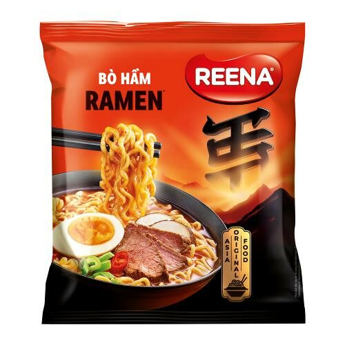 Лапша быстрого приготовления Reena Рамен с острой говядиной 115 г