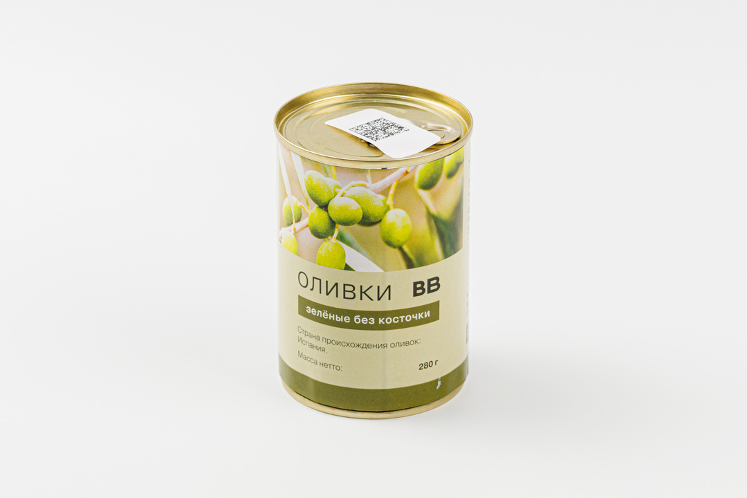 

Оливки ВкусВилл зеленые без косточки 280 г