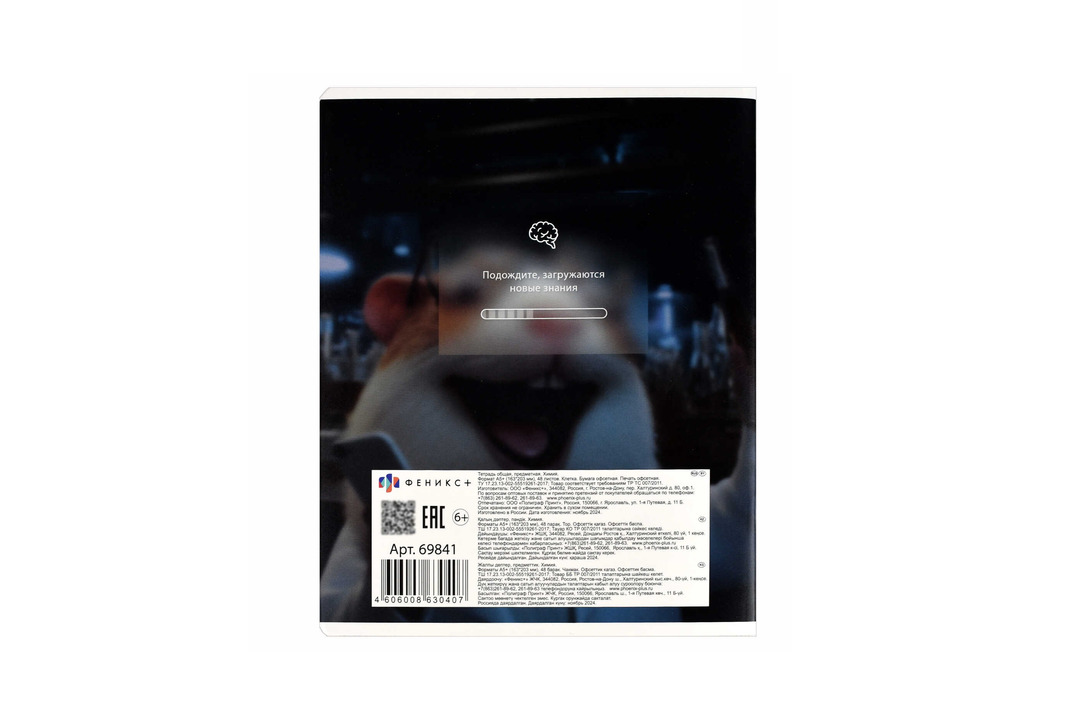 

Тетрадь общая Феникс+ Селфи Химия в клетку 48 листов