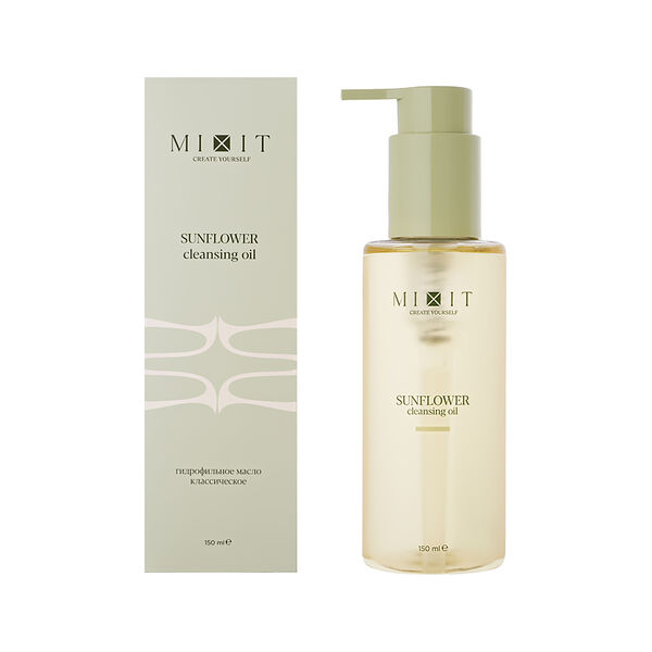 Гидрофильное масло для лица Mixit Sunflower классическое 150 мл